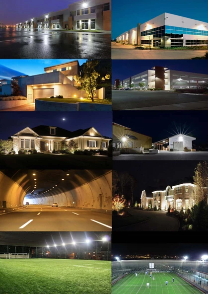 100W Led Yol Sokak Armatür DLS Park Bahçe Çevre Site Bina Dış Mekan Lamba Aydınlatma Ledli Sokak Armatürü - 6