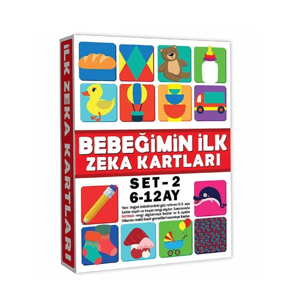 2205 Eğitici Kartlar 6-12 Ay Zeka Kartları -Dıytoys