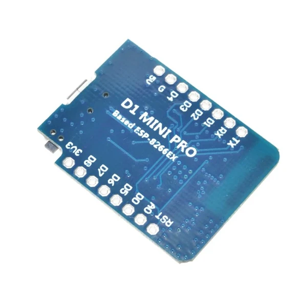 Wemos D1 Mini Pro V1.1.0 Esp8266 16M bayt (128M bit) flaş - 4