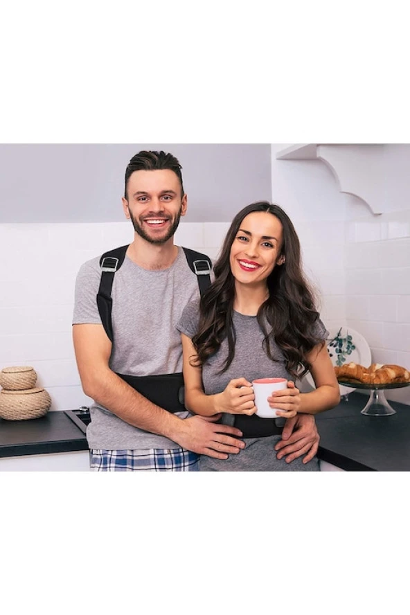 Medikal Dik Duruş Korsesi Kamburluk Önleyici Omuz Sırt Korsesi - Resim 3