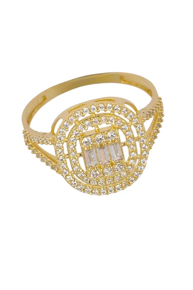 Cigold Tektaş Yüzük 14 Ayar Altın 2,19 Gr OA-K21701028877 - 2