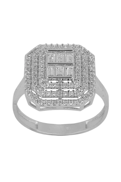 Cigold Taşlı Yüzük 14 Ayar Altın 2.94 Gr OA-K21501038899 ürün görseli 1