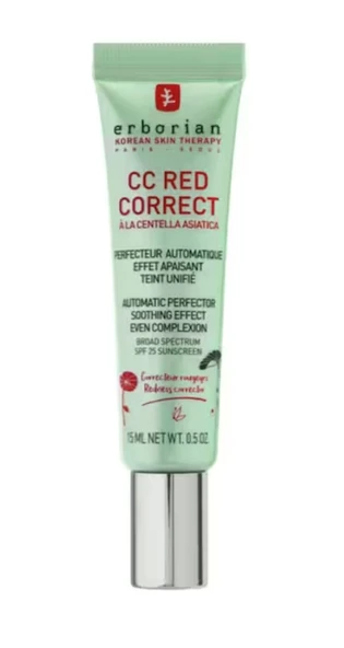 Erborian CC Red Correct - Kızarıklık Dengeleyici CC Krem 15 ml