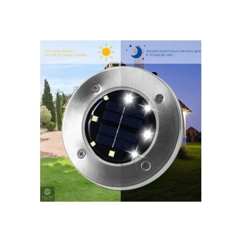 Güneş Enerjili Bahçe Aydınlatma Seti 4 Adet - 3