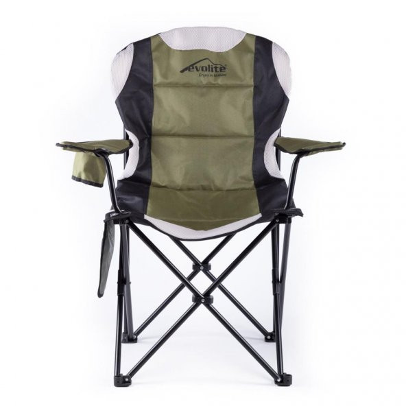 Sportlife Evolite Nature Katlanabilir Kamp Koltuğu 2li Set Haki - 3
