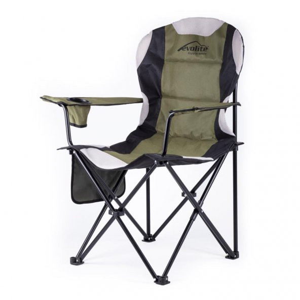 Sportlife Evolite Nature Katlanabilir Kamp Koltuğu 2li Set Haki - 6