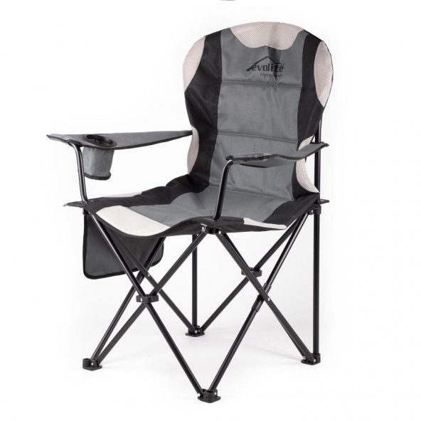 Sportlife Evolite Nature Katlanabilir Kamp Koltuğu 2li Set Gri - 7