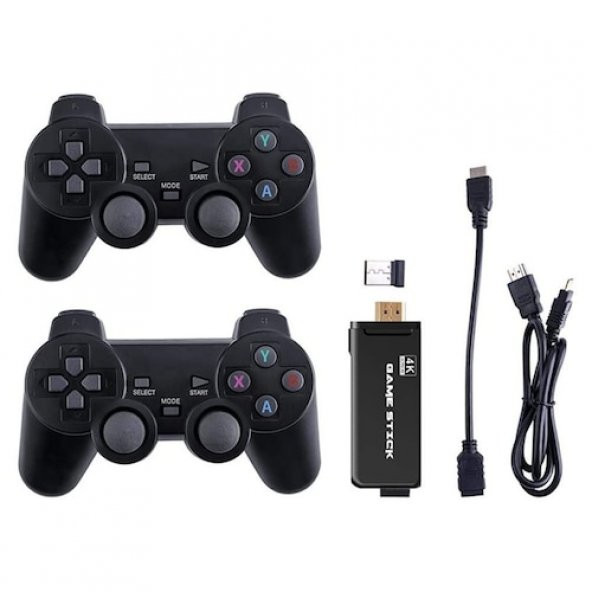 Romix Game Stick 4K 3500 Oyunlu 2 Kollu Retro Atari Oyun Konsolu