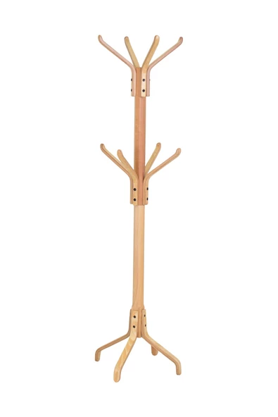 Vesti Ahşap Ayaklı Portmanto Elbise Askılığı - 2