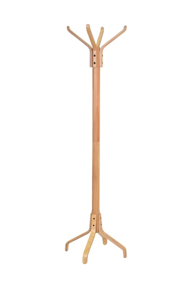 Vesti Ahşap Ayaklı Portmanto Elbise Askılığı - 2