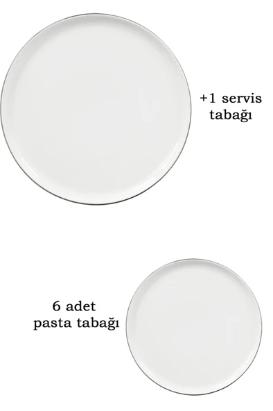 Kütahya Oslo 7 Parça Pasta Seti - 3