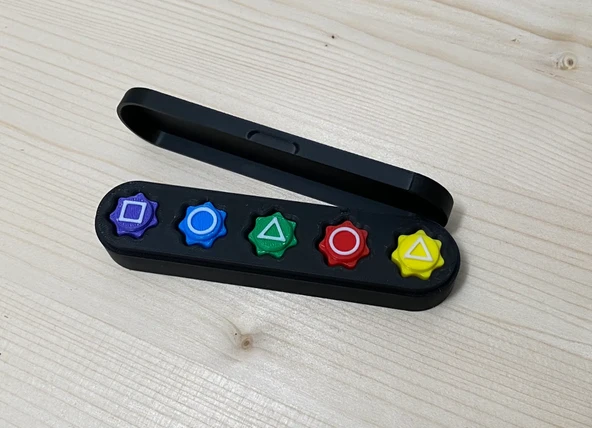 Squid Game Gonggi 5 Taş Oyun Seti, Özel Uzun Kutulu, Ağır Taşlı Versiyon - 3