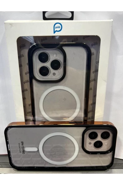 Piili ıphone 13 pro magsafe çerçeveli kılıf - 3