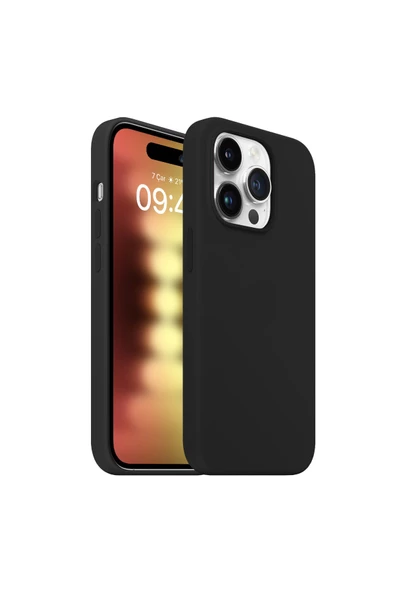 Buff Labs Buff iPhone 15 Pro Rubber Fit Kılıf Black