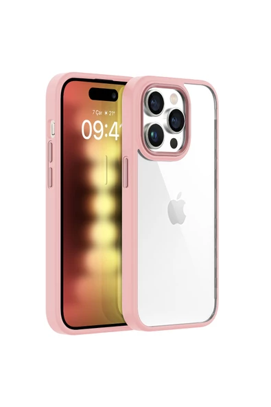 Buff Labs Buff iPhone 15 Pro New Air Bumper Kılıf Pink