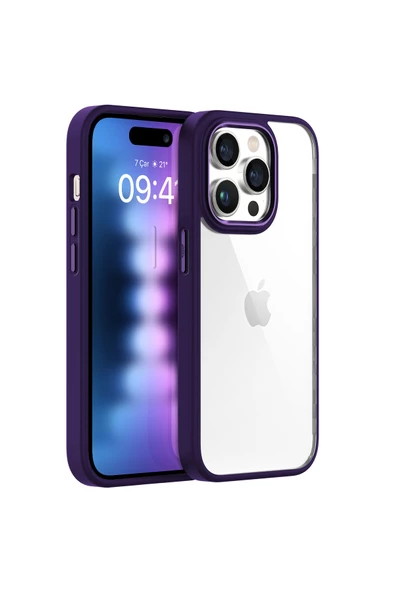 Buff Labs Buff iPhone 15 Pro Max New Air Bumper Kılıf Purple