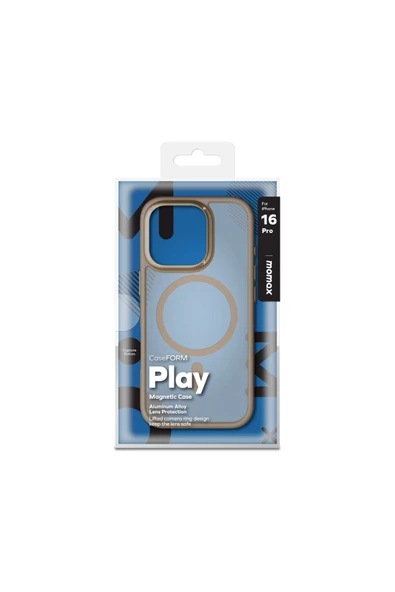 Momax Play CaseForm Magnetic Case iPhone 16 Pro (Gold)