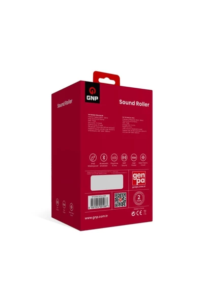 GNP Sound Roller Bluetooth Hoparlor Kırmızı - Resim 3