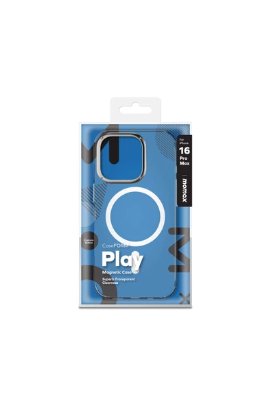 Momax Play CaseForm Magnetic Case iPhone 16 Pro Max (Transparent)