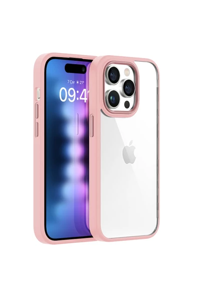 Buff Labs Buff iPhone 15 Pro Max New Air Bumper Kılıf Pink