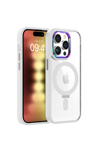 Buff Labs Buff iPhone 15 Pro BumperMag Kılıf White