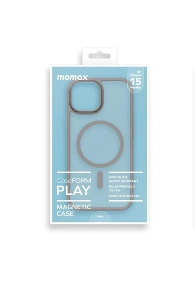 Momax İphone 15 Pro Max Caseform Play Magnetic Case Safe Kılıf