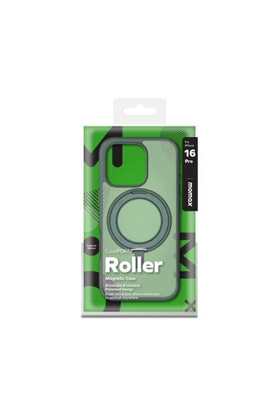 Momax Roller CaseForm Magnetic Case iPhone 16 Pro (Green)