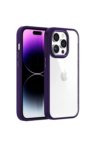 Buff Iphone 14 Pro Max New Air Bumper Kılıf Purple