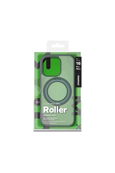 Momax Roller CaseForm Magnetic Case iPhone 16 Pro Max (green)