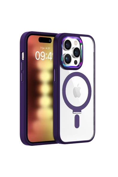 Buff Labs Buff iPhone 15 Pro BumperMag Kılıf Purple