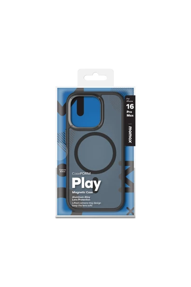 Momax Play CaseForm Magnetic Case iPhone 16 Pro Max (Black)