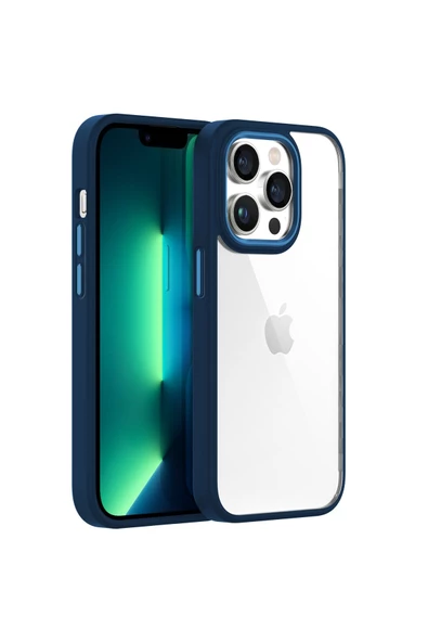 Buff Iphone 13 Pro Max New Air Bumper Kılıf Blue