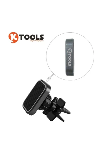 Ktools Kare Mıknatıslı Cep Telefonu Araç Tutucu