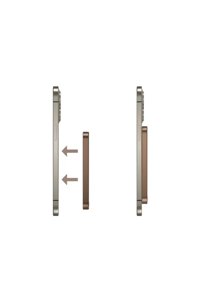 Momax Q.Mag X 5000mAh wireless battery pack (Desert Titanium) - Resim 2