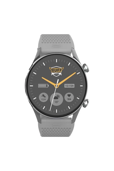 Buff Labs Buff BW13 Akıllı Saat AOD Amoled IP68 White - Resim 2