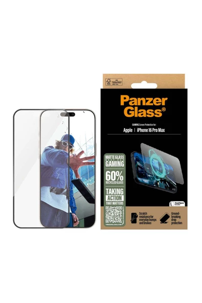 PanzerGlass iPhone 16 Pro Max Gaming UWF Ekran Koruyucu