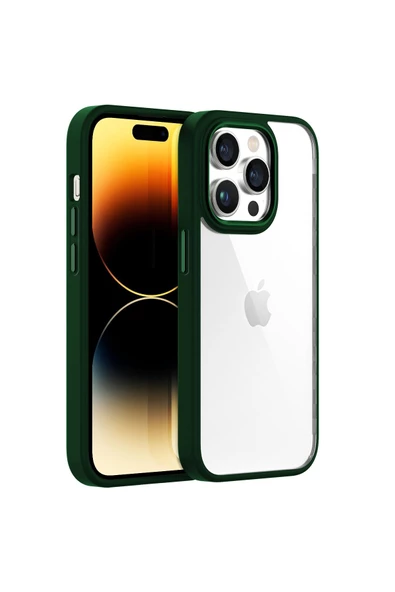 Buff Iphone 14 Pro New Air Bumper Kılıf Green