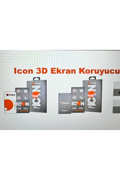KtooIs Icon 3d ıphone15 Pro Uyumlu ekran koruyucu