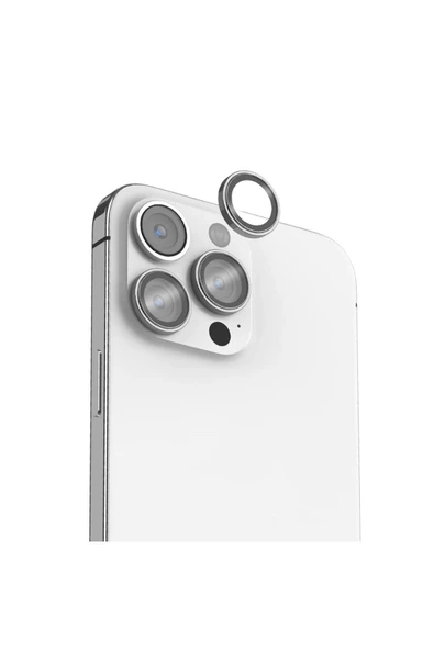 Momax İphone 16 pro / iphone 16 pro max Glasspro full coverage tempered glass lens protector uyumlu