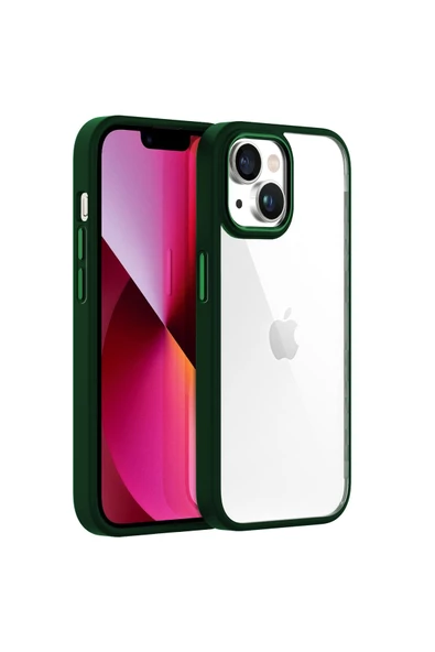 Buff Iphone 13 New Air Bumper Kılıf Green