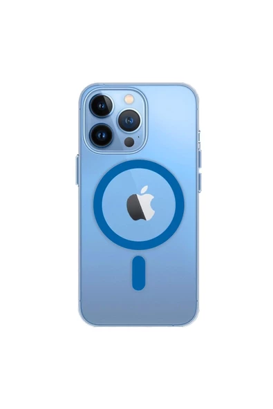 BİKAPAK Magpro Iphone 14 Pro Max Mavi Kapak - 1