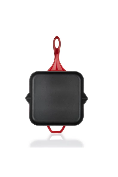 Schafer Guss Chef Döküm Kare Kızartma Tavası 28x28cm-1 Parça - 3