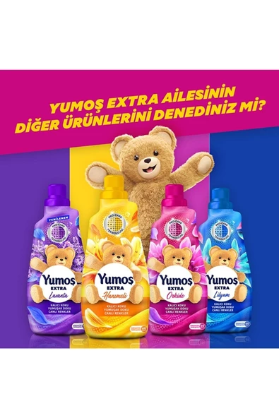 Yumoş Extra Konsantre Çamaşır Yumuşatıcısı Amber 2 x 1440 ML - 8