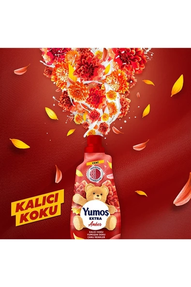 Yumoş Extra Konsantre Çamaşır Yumuşatıcısı Amber 2 x 1440 ML - 6