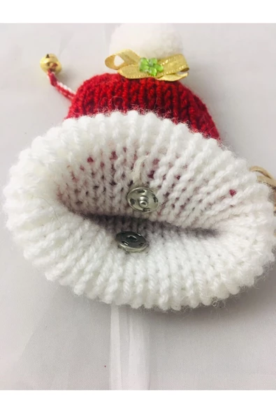 El Örgüsü Yılbaşı Konsept Bere Anahtarlık - Resim 5