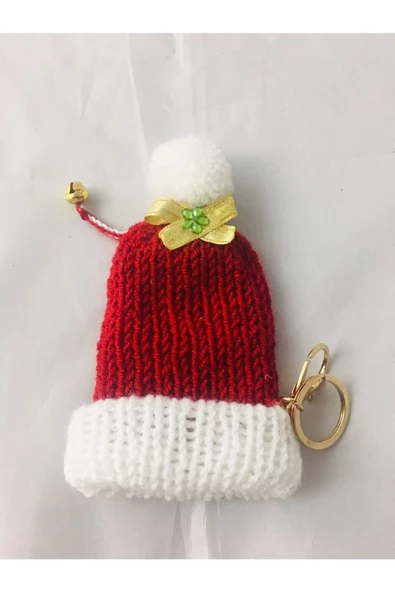 El Örgüsü Yılbaşı Konsept Bere Anahtarlık - Resim 6