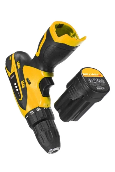 STAXX POWER Pro Speed 24 V 4 Ah Metal Şanzuman Çift Akülü Vidalama Armut Şarjlı Matkap - 2