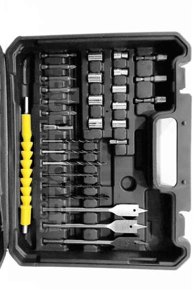 DEKO TURKEY 36 V 5 Ah Xr Technology Darbeli Matkap Çantalı Yedek Bataryalı 30 Parça Set Hediyeli - Resim 4