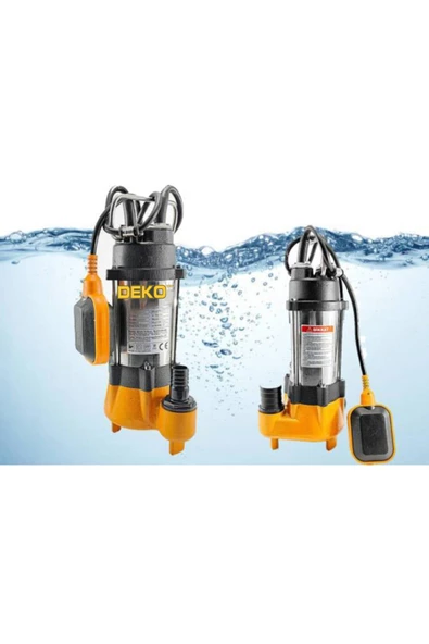 DEKO TURKEY Dalgıç Pompa Kirli Su Dalgıç Pompa Seti Şamandıralı 350w V350f 1.5 Inç 0.50 Hp Ecd-dkt-350f - 2