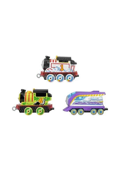 Fisher Price Thomas Ve Arkadaşları Renk Değiştiren Küçük Trenler 3'lü paket HNP82 - 3